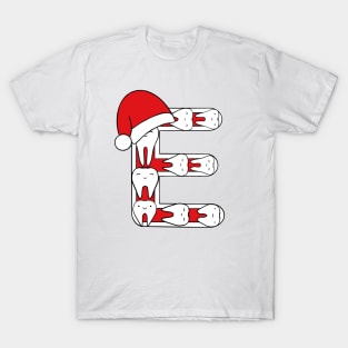 Letter E (Happimola Christmas Alphabet) T-Shirt